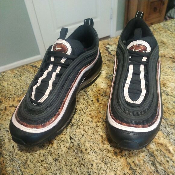 Nike Air Max 97 “Woodgrain” Black Barely Rose Women’s CU4751-001 Sz 8.5 US - Picture 2 of 12